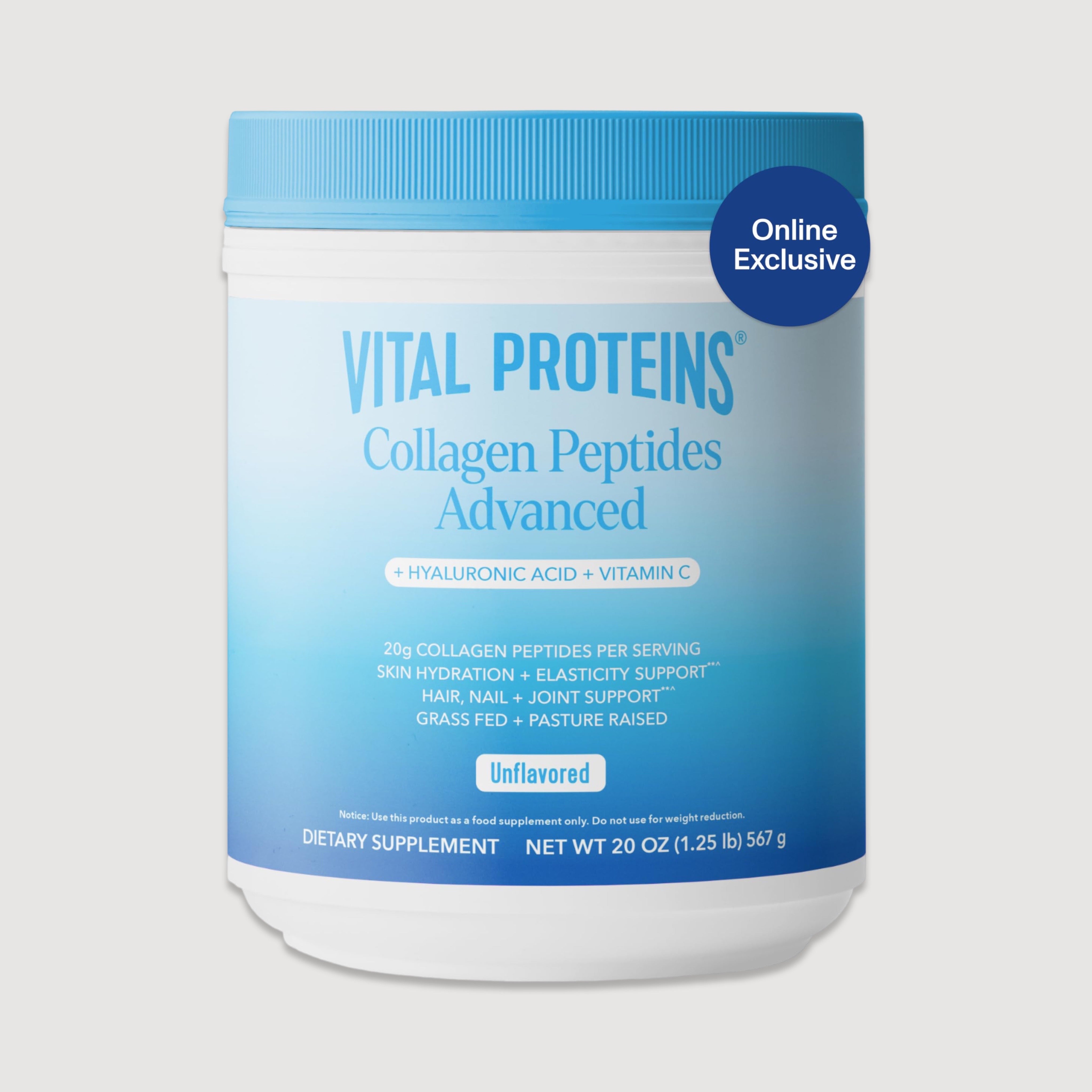 Vital Proteins Collagen Peptides Advanced with Hyaluronic Acid & Vitamin C