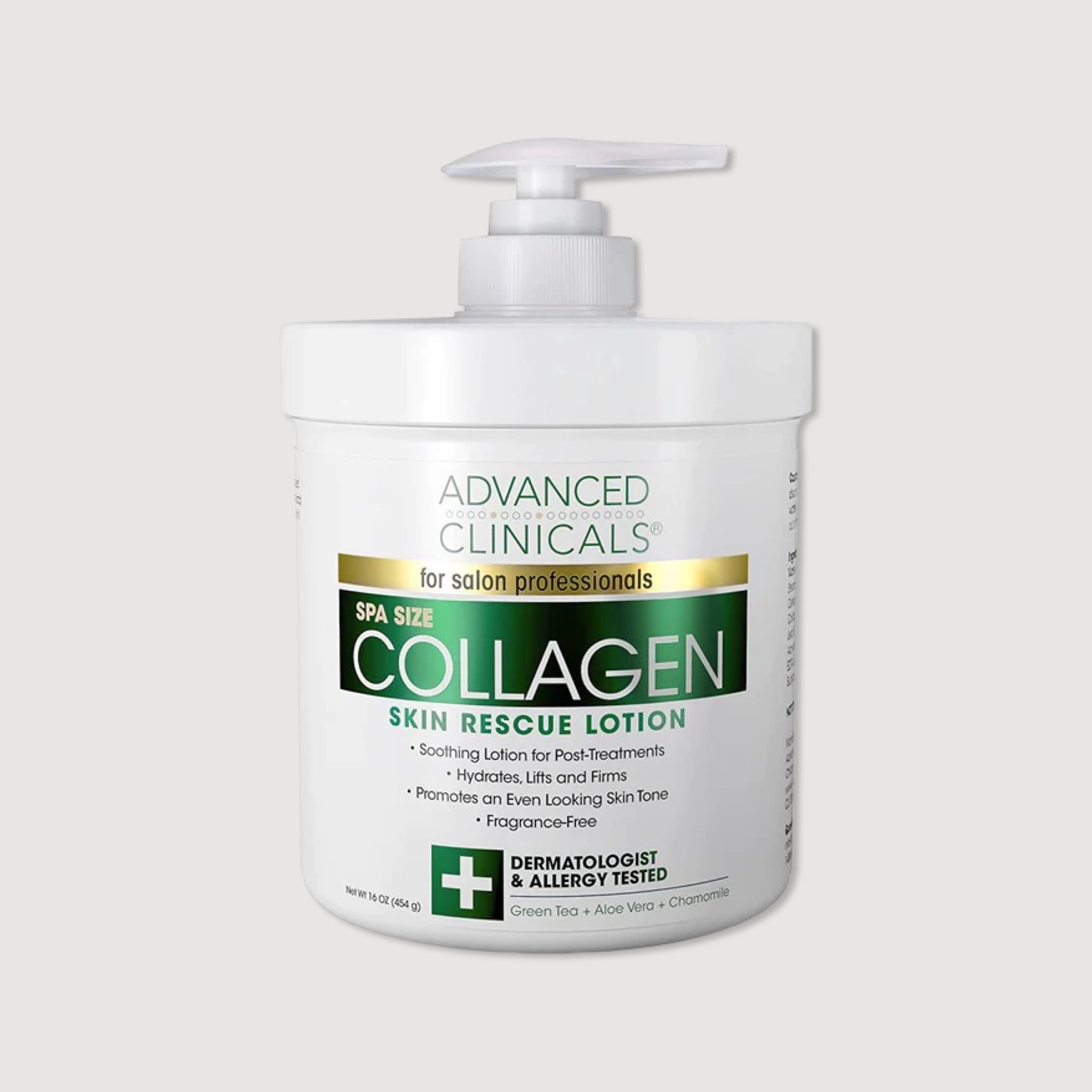 Advanced Clinicals Collagen Face & Body Firming Lotion