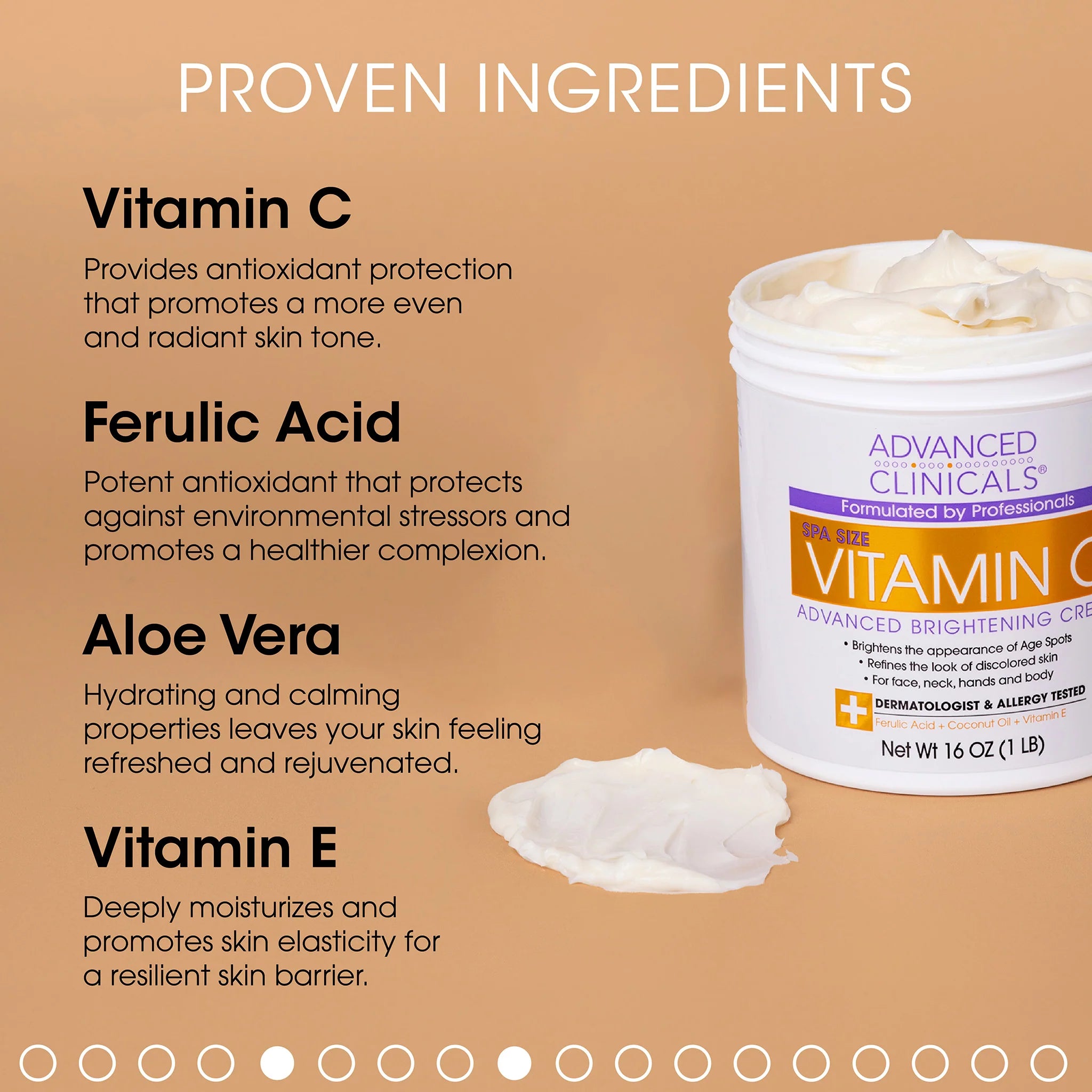 Advanced Clinicals Vitamin C Brightening Body Cream