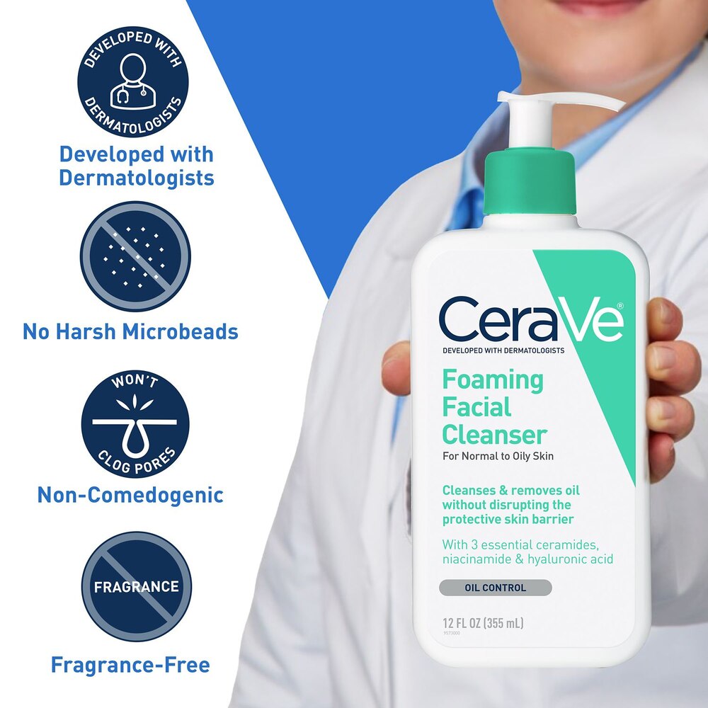 Cerave Foaming Facial Cleanser